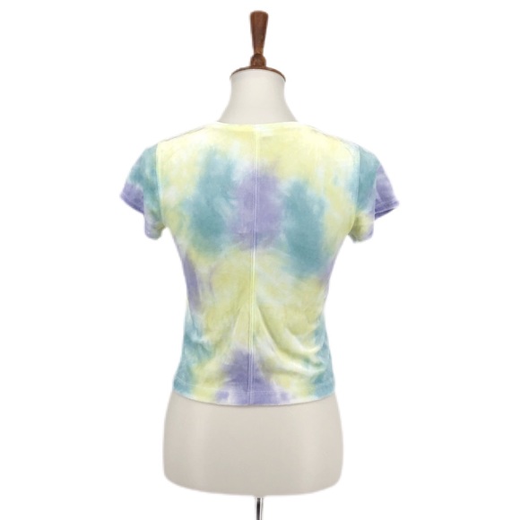 Free People Tie Dye Bright Eyes Velvet T-Shirt - Picture 4 of 9